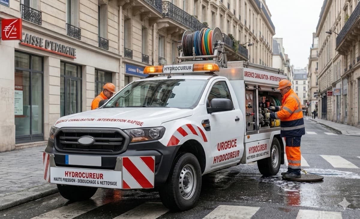 Canalisation de parking souterrain — Créteil (94)